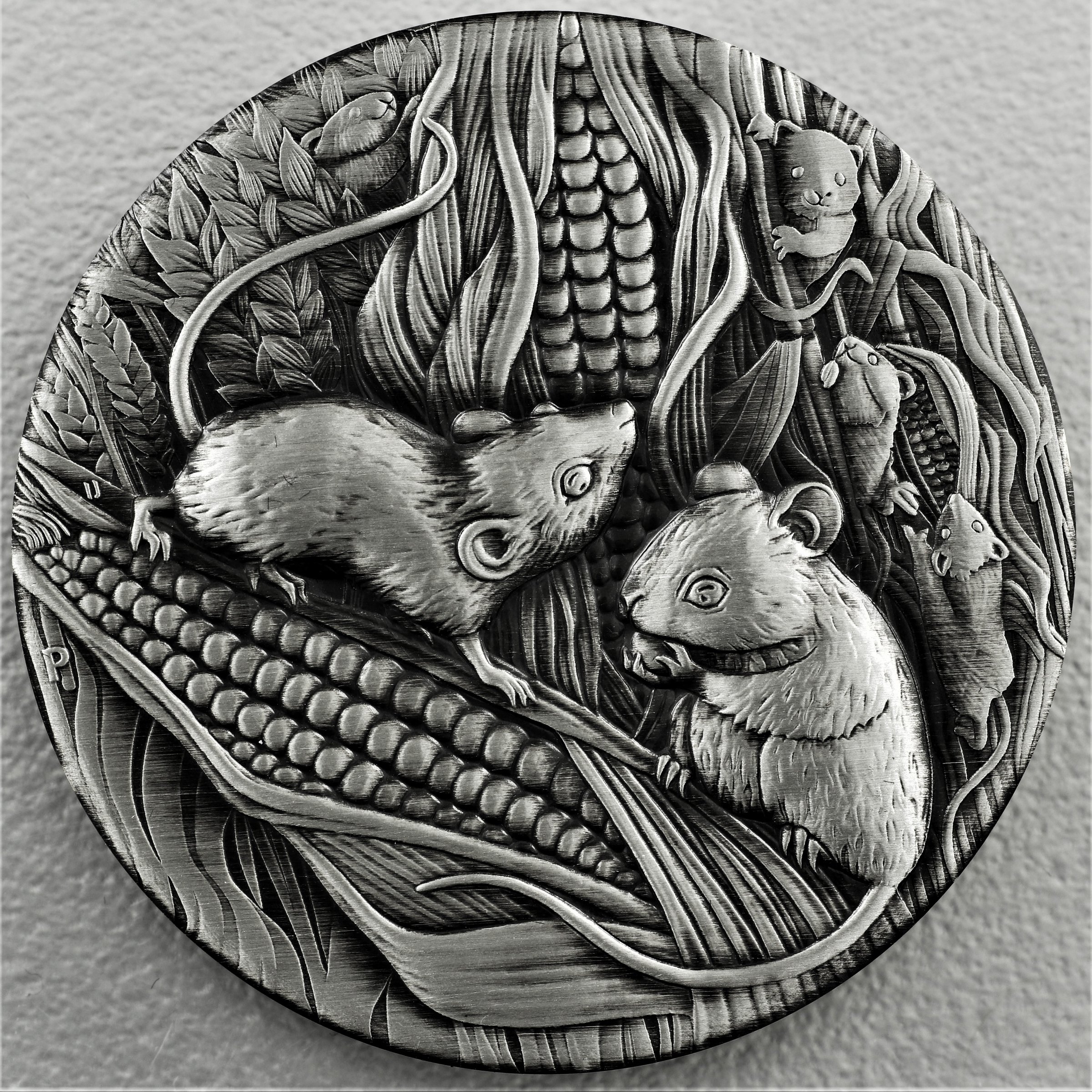 Silbermünze 2oz "Maus" 2020 (AF) Lunar III – Year of the Mouse (Australien) - Hauptansicht