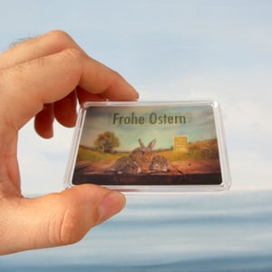 Goldbarren 1g "Osterhasen auf Wiese" (Flip) - Miniaturansicht 7