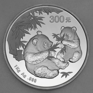 Silbermünze 1kg "Panda" 2006 (China) - Miniaturansicht 1