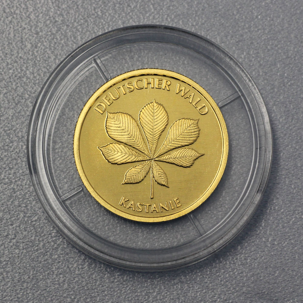 Goldmünze 20 Euro "Kastanie" 2014 Deutscher Wald (Deutschland) - Detailansicht 2