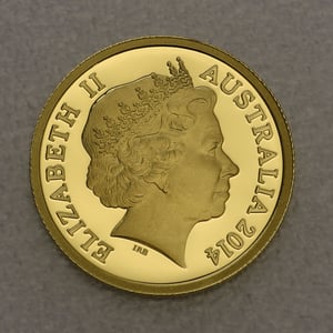 Goldmünze 1/10oz "Kangaroo Series" 2014 Explorers First Sightings Royal Australian Mint - Miniaturansicht 2