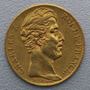 Goldmünze 20 Francs "Charles X." (Frankreich) - Hauptansicht