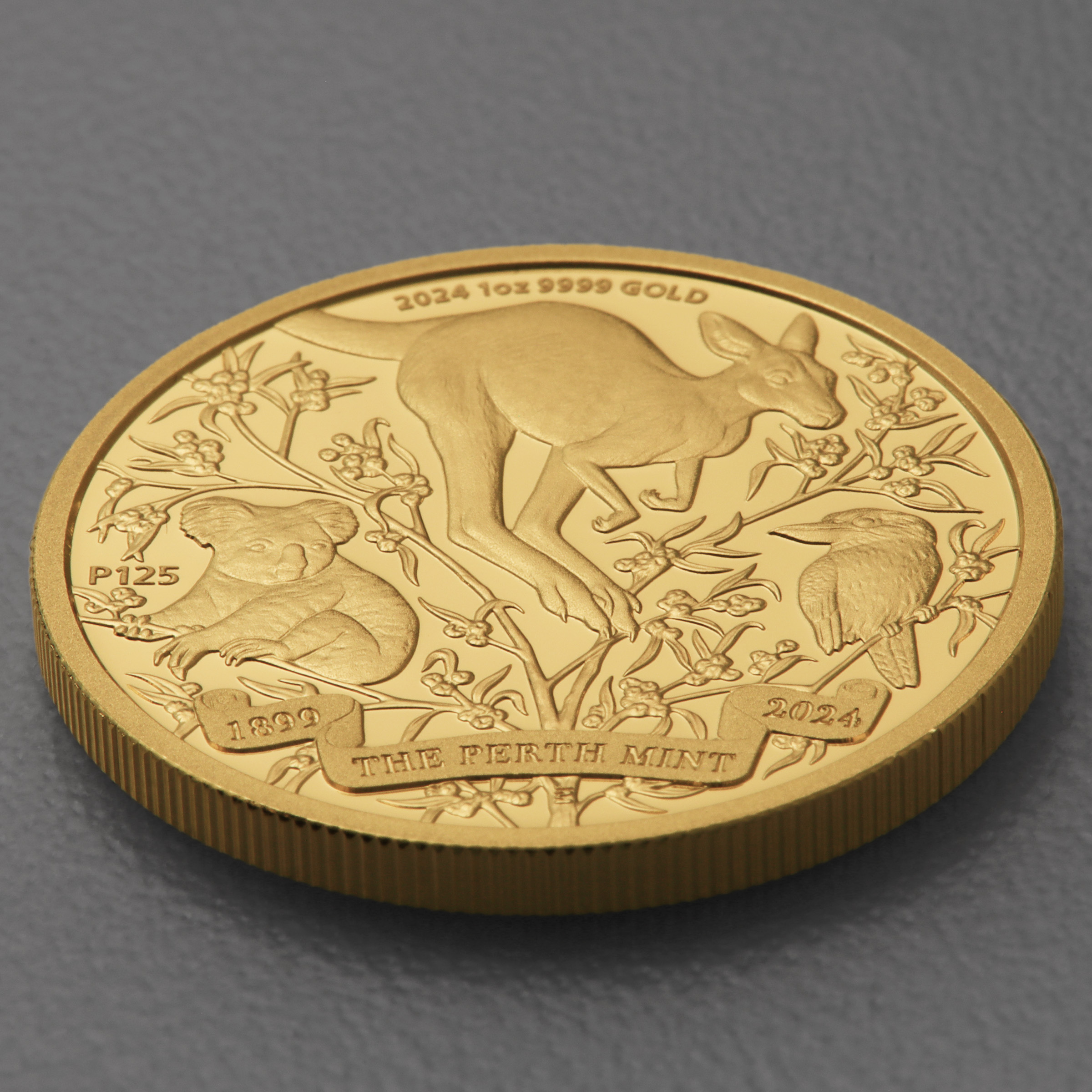 Goldmünze 1oz "125th Anniversary" 2024 (PP) The Perth Mint (Australien) - Detailansicht 2