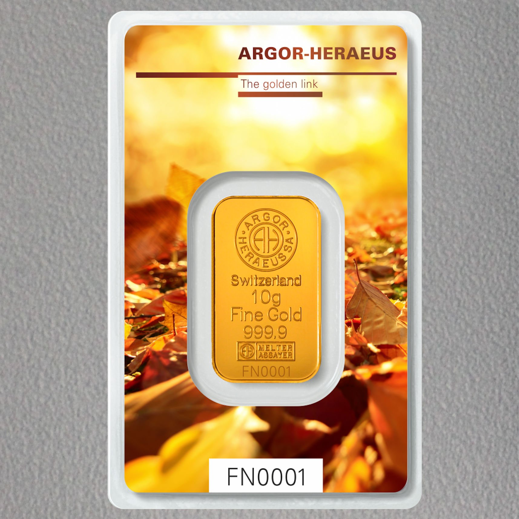 Goldbarren (4x 10g) "Following Nature" ARGOR - Detailansicht 1