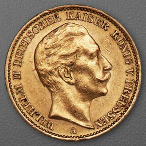 Goldmünze 20 Mark "Wilhelm II." 1910-A J.252 (Preußen) - Hauptansicht