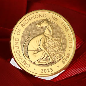 Goldmünze 1oz "Greyhound of Richmond" 2025 Royal Tudor Beasts (Großbritannien) - Miniaturansicht 5