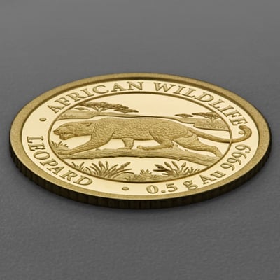 Goldmünze 0,5g "Leopard" 2026 (PP) African Wildlife (Somalia) - Miniaturansicht 3