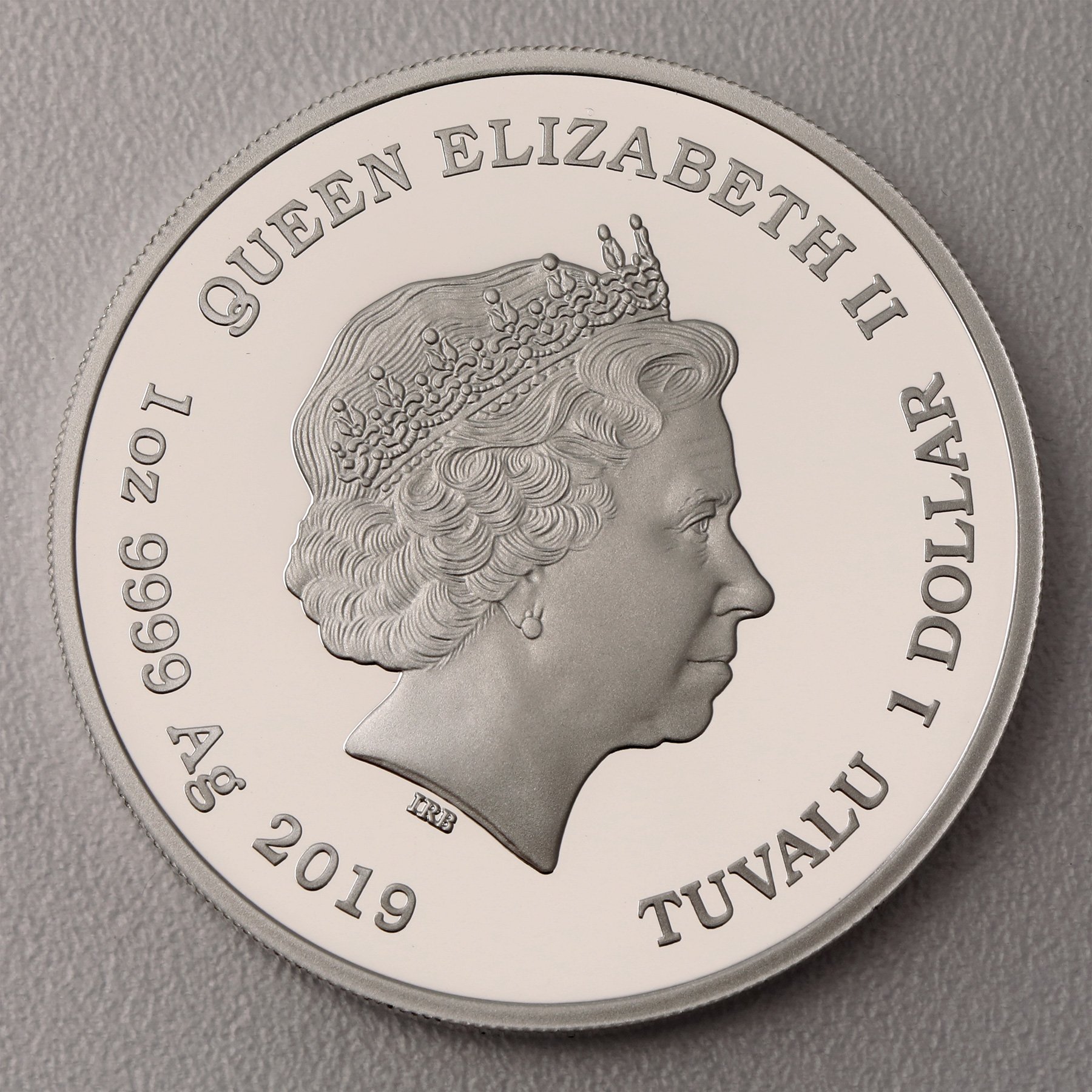 Silbermünze 1oz "Marge Simpson" 2019 (koloriert) The Simpsons (Tuvalu) - Detailansicht 1