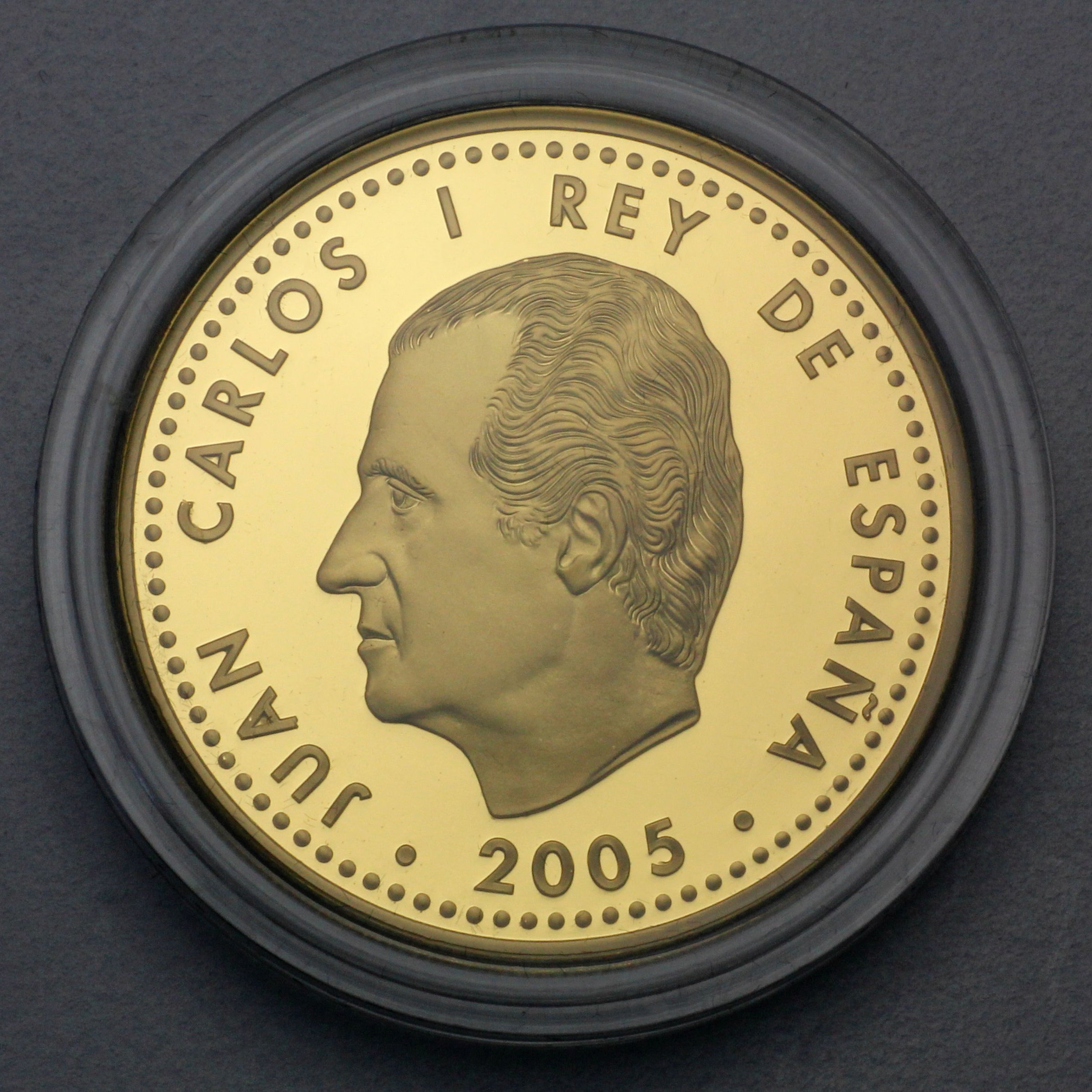 Goldmünze 200 Euro "Juan Carlos" 2005 (Spanien) - Detailansicht 1