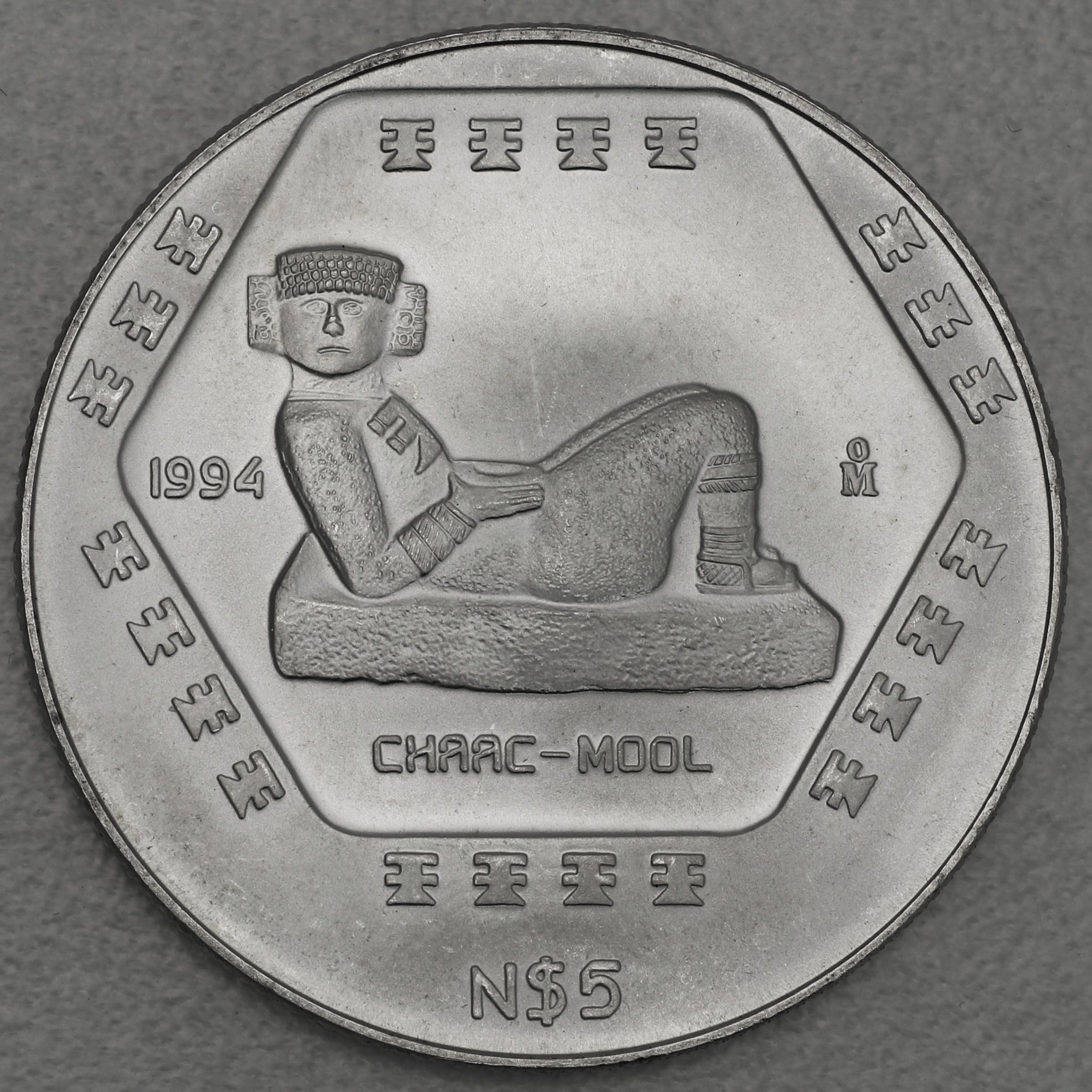 Silbermünze 1oz "Chaac Mool" 1994 Präkolumbische Kulturen – Maya (Mexiko) - Hauptansicht