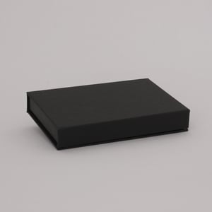Geschenk-Karton mit Magnet "Edelschwarz" 2er Box - Hauptansicht