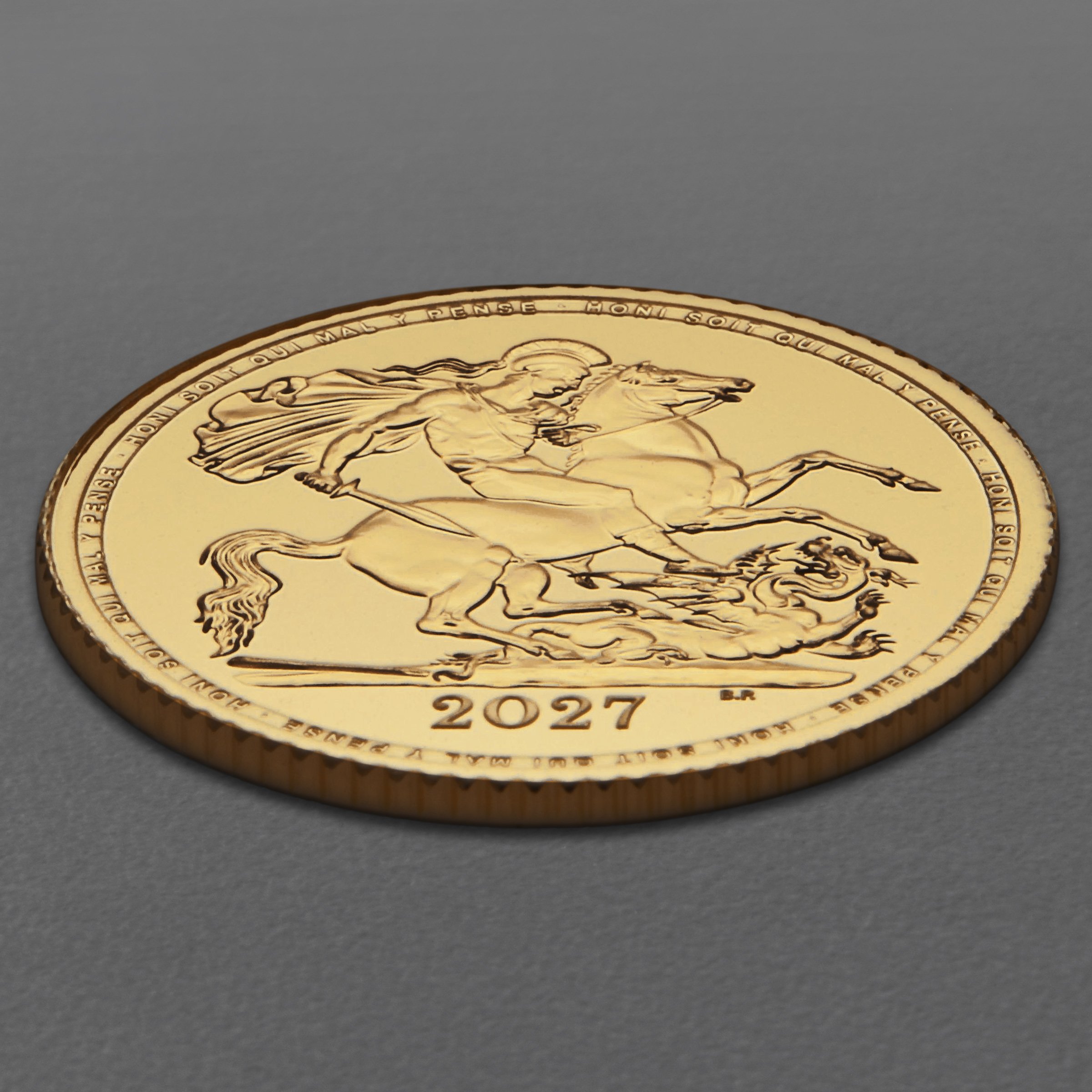 Goldmünze 1/2 Sovereign "Charles III." 2027 (Großbritannien) - Detailansicht 2