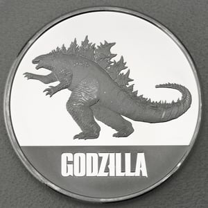 Silbermünze 1oz "Godzilla" 2021 (Niue) - Hauptansicht