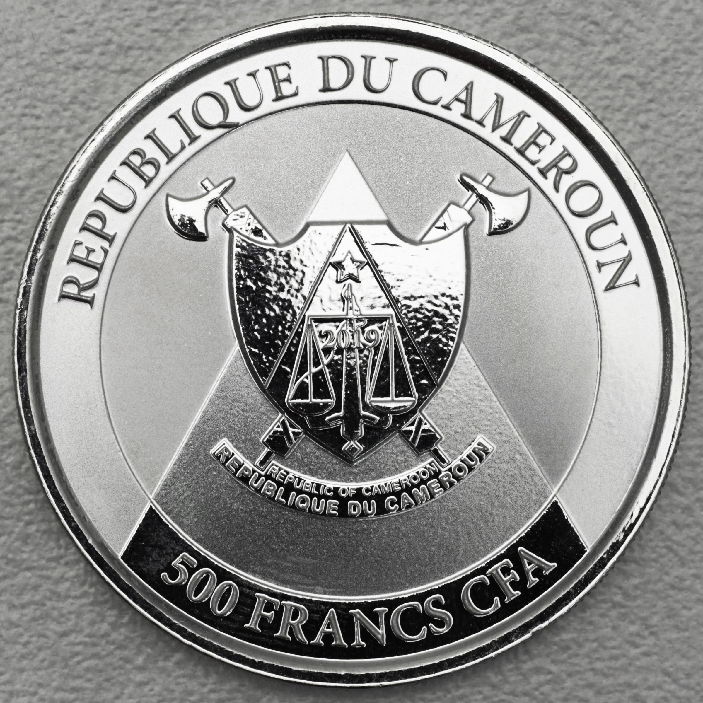 Silbermünze 1oz "Gepard" 2019 (Kamerun) - Detailansicht 1