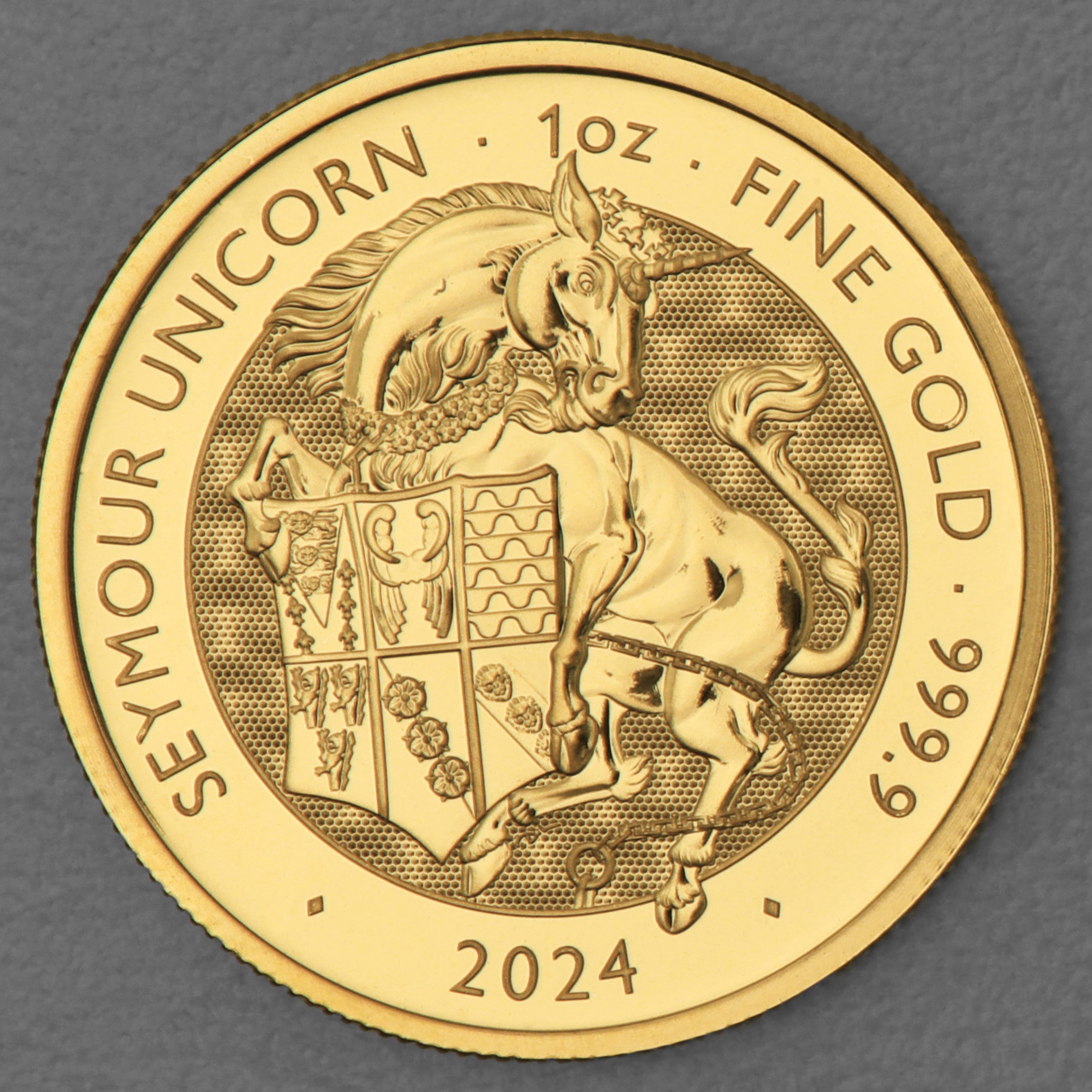 Goldmünze 1oz "Seymour Unicorn" 2024 Royal Tudor Beasts (Großbritannien) - Hauptansicht