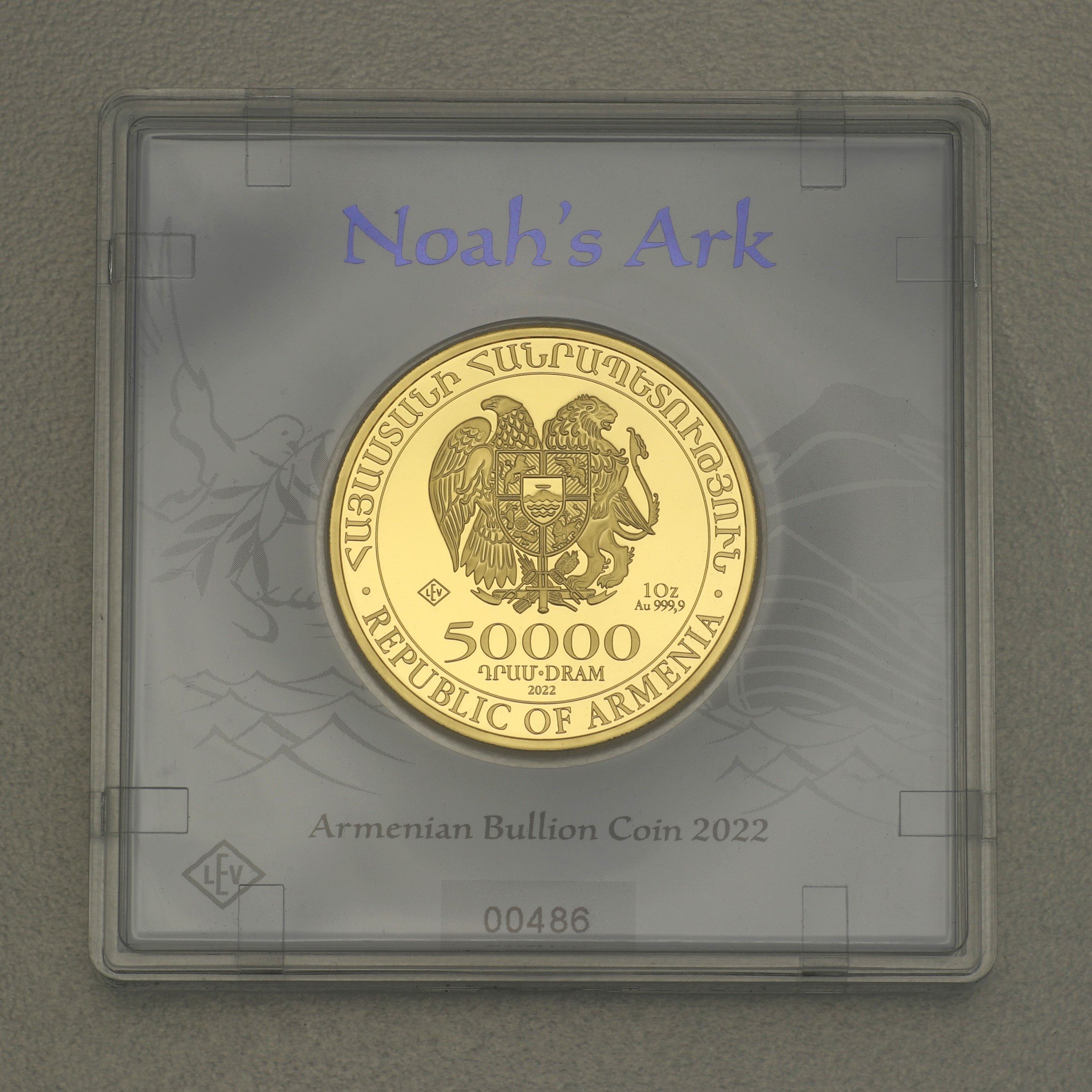 Goldmünze 1oz "Arche Noah" 2022 (Armenien) - Detailansicht 1