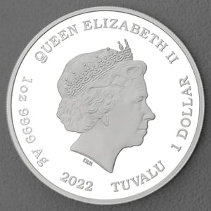 Silbermünze 1oz "Dr. No" 2022 (PP/koloriert) James Bond (Tuvalu) - Miniaturansicht 2