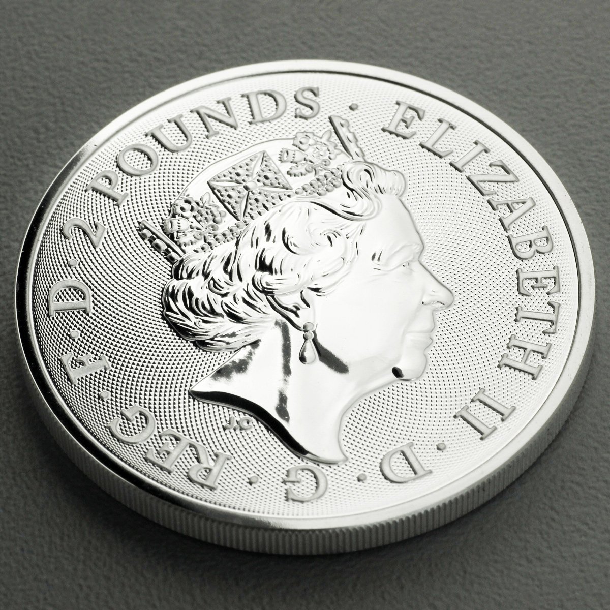 Silbermünze 1oz "Two Dragons" 2018 (Großbritannien) - Detailansicht 3