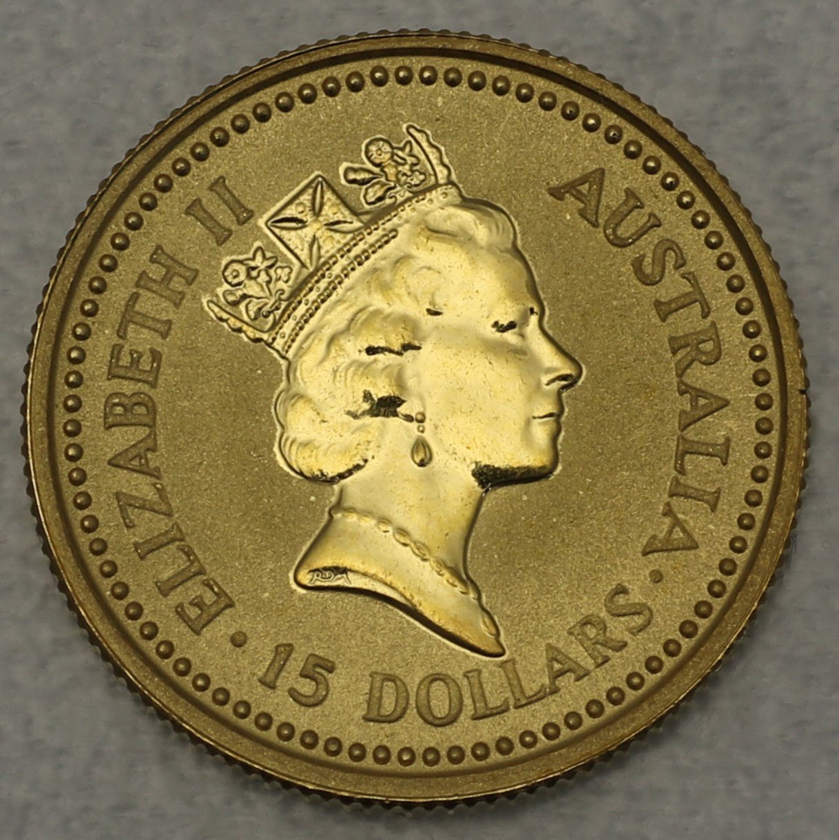 Goldmünze 1/10oz "Känguru" 1990 Australian Nugget (Australien) - Detailansicht 1
