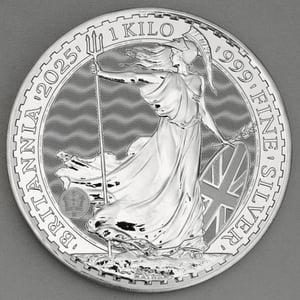 Silbermünze 1kg "Britannia" 2025 (Großbritannien) - Hauptansicht