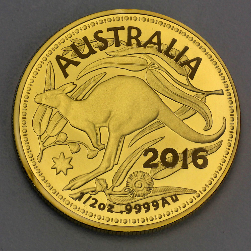 Goldmünze 1/2oz "Känguru" Royal Australian Mint (Australien) - Hauptansicht