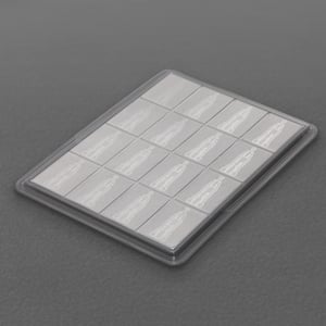 Silbertafel 16 x 1/4oz VALCAMBI "Skyline" CombiBar - Miniaturansicht 6
