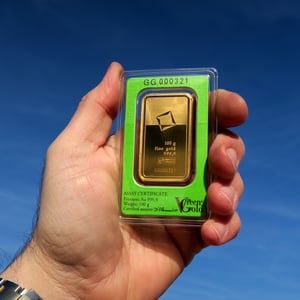 Goldbarren 100g "Green Gold" VALCAMBI (999,9 Au) - Miniaturansicht 8