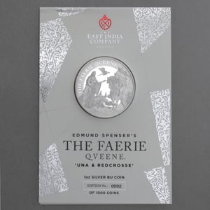 Silbermünze 1oz "Una and Redcrosse" 2023 in Card The Faerie Queene (St. Helena) - Miniaturansicht 1