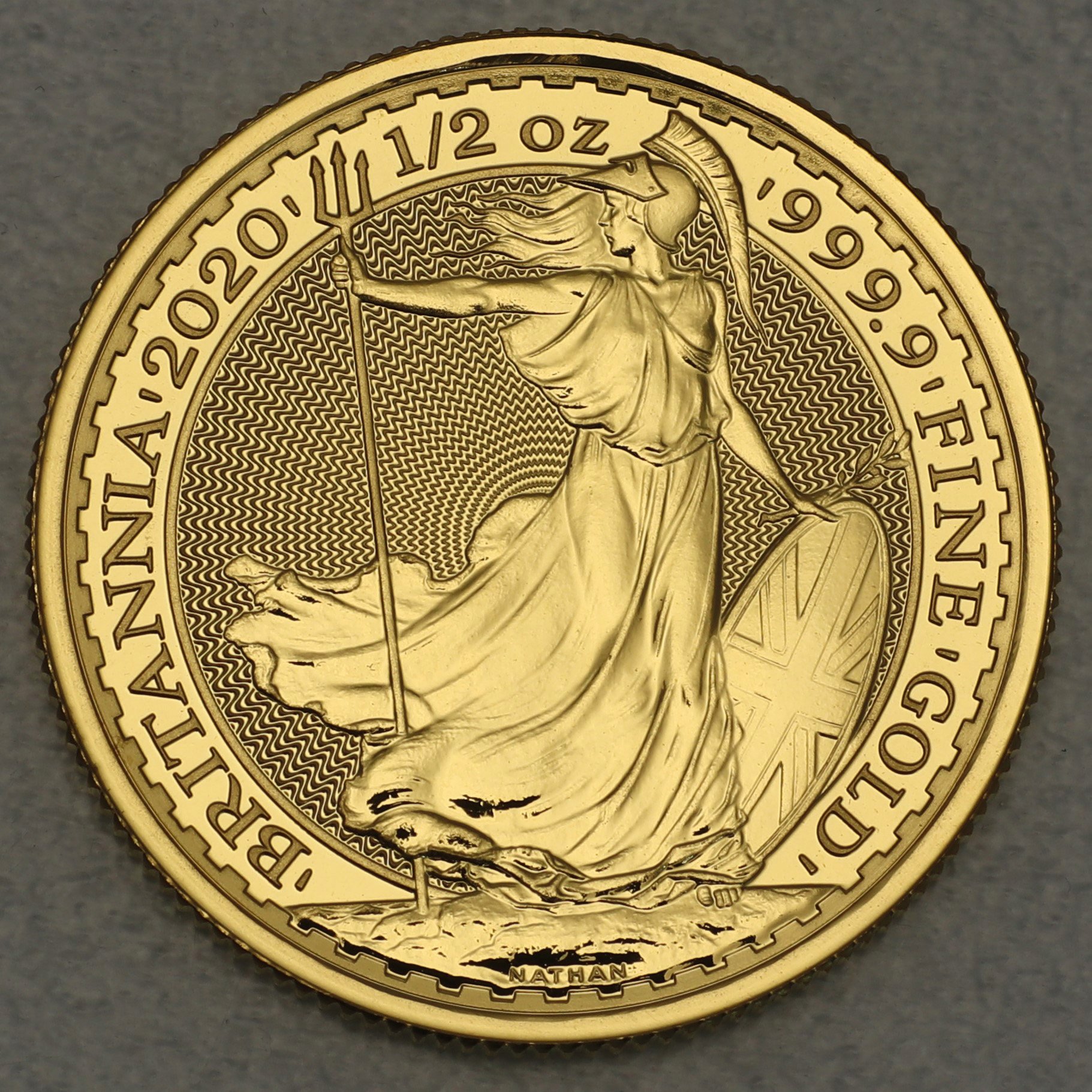 Goldmünze 1/2oz "Britannia" ab 2013 (24kt) (Großbritannien) - Hauptansicht