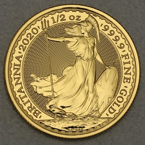 Goldmünze 1/2oz "Britannia" ab 2013 (24kt) (Großbritannien) - Hauptansicht