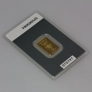 Goldbarren 5g "Kinebar" HERAEUS - Miniaturansicht 3
