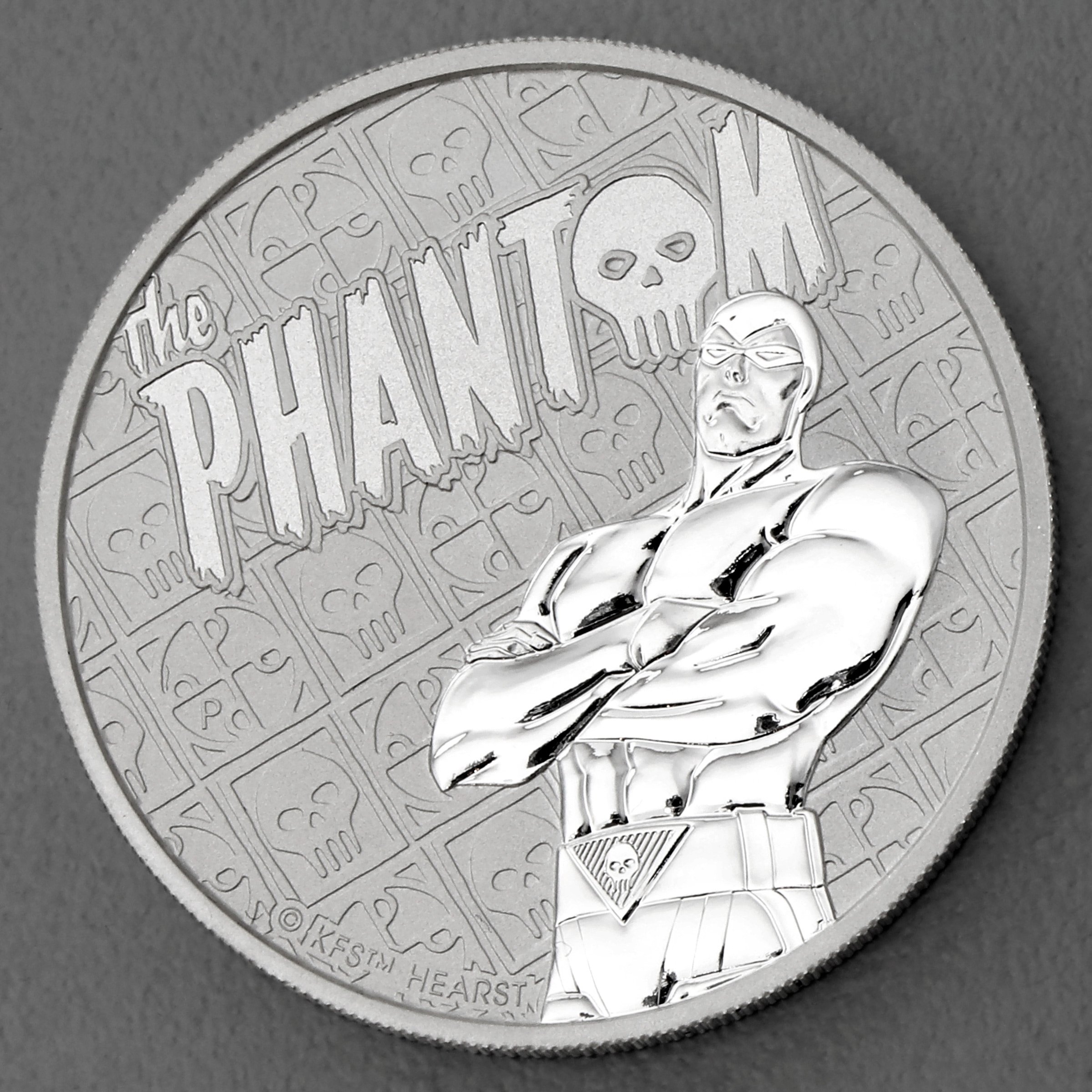 Silbermünze 1oz "The Phantom" 2022 diff. (Tuvalu) - Hauptansicht