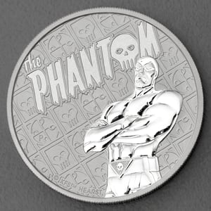 Silbermünze 1oz "The Phantom" 2022 diff. (Tuvalu) - Hauptansicht
