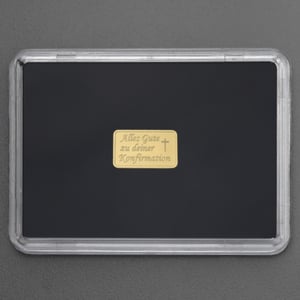Goldbarren 2,5g Gravur "Konfirmation" - Miniaturansicht 5
