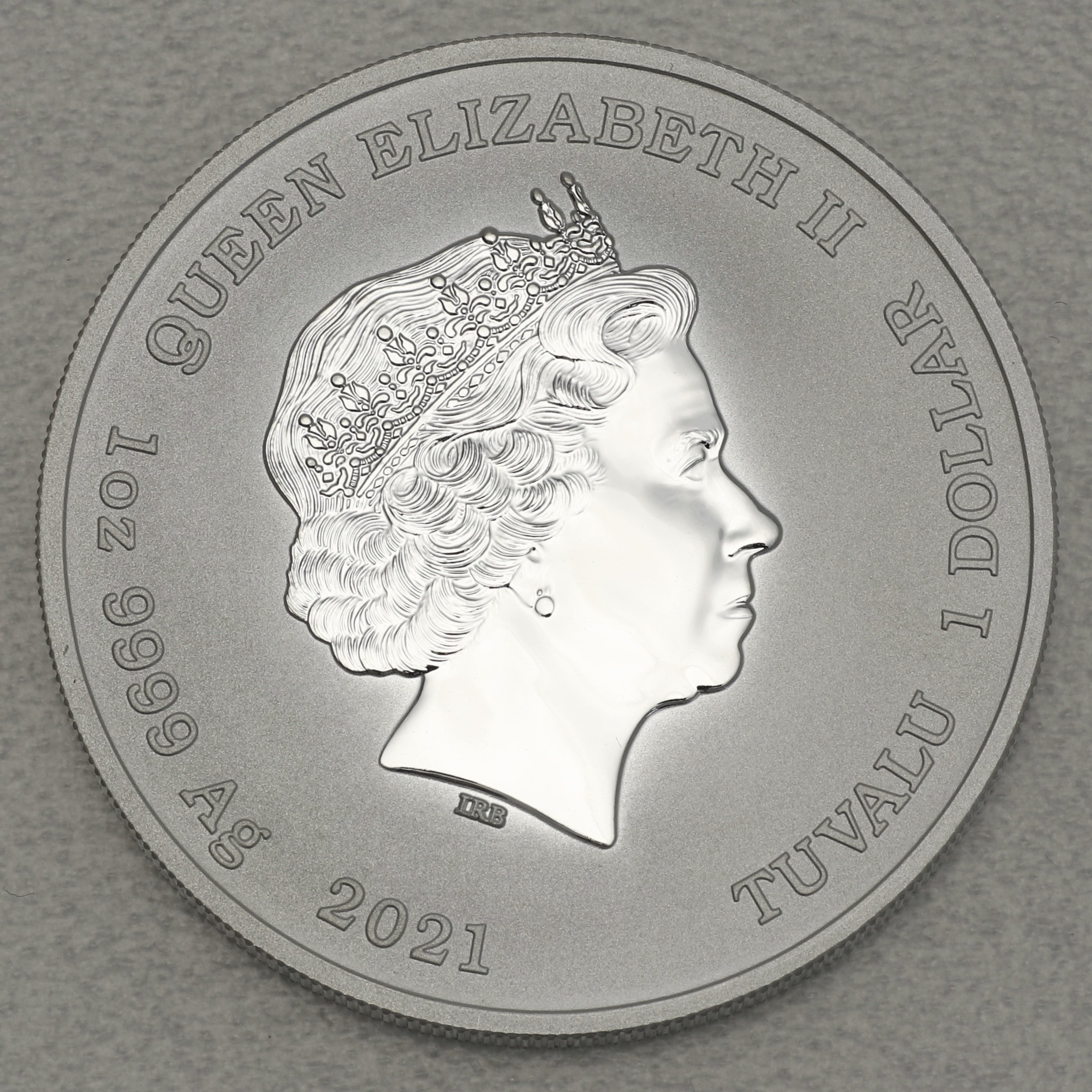 Silbermünze 1oz "James Bond 007" 2021 (koloriert) James Bond (Tuvalu) - Detailansicht 1