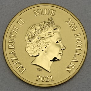 Goldmünze 1oz "The Flying Dutchman" 2021 Disney – Pirates of the Caribbean (Niue) - Miniaturansicht 2
