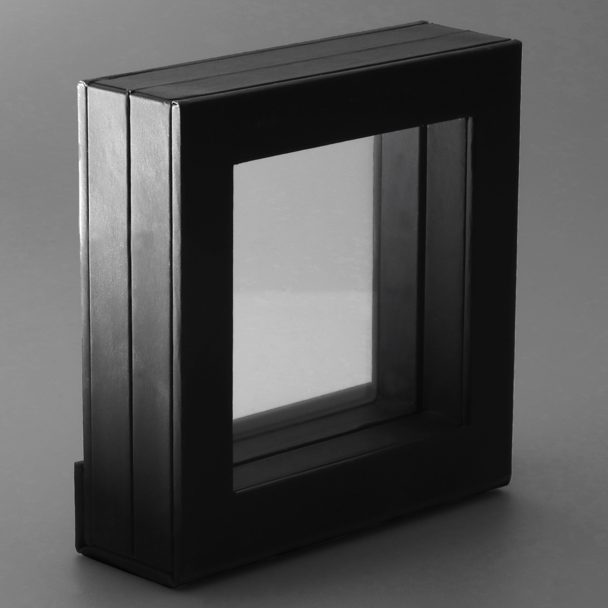 Geschenk-Box "Schweberahmen SoftTouch klein" 70 x 70mm Innenmaß - Detailansicht 2