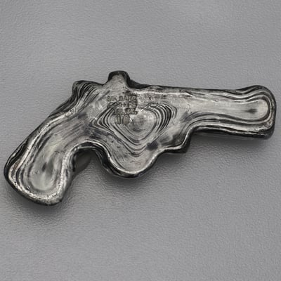 Silber 3-D Barren "Silver Revolver" 10oz - Miniaturansicht 2