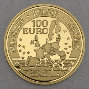 Goldmünze 100 Euro "Prinz Philippe" 2010 (Belgien) - Miniaturansicht 2