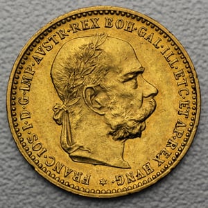 Goldmünze 10 Kronen 1892-1906 Originalprägung (Österreich) - Hauptansicht