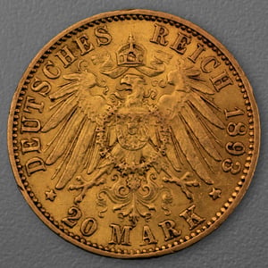 Goldmünze 20 Mark "Stadtwappen Hamburg" 1893-J J.212 (Hamburg) - Miniaturansicht 2