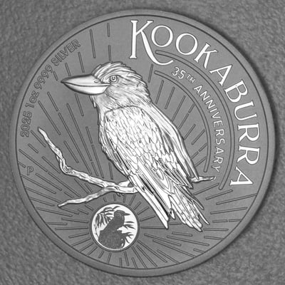 Silbermünze 1oz "Kookaburra" 2025 35th Anniversary diff. (Australien) - Hauptansicht