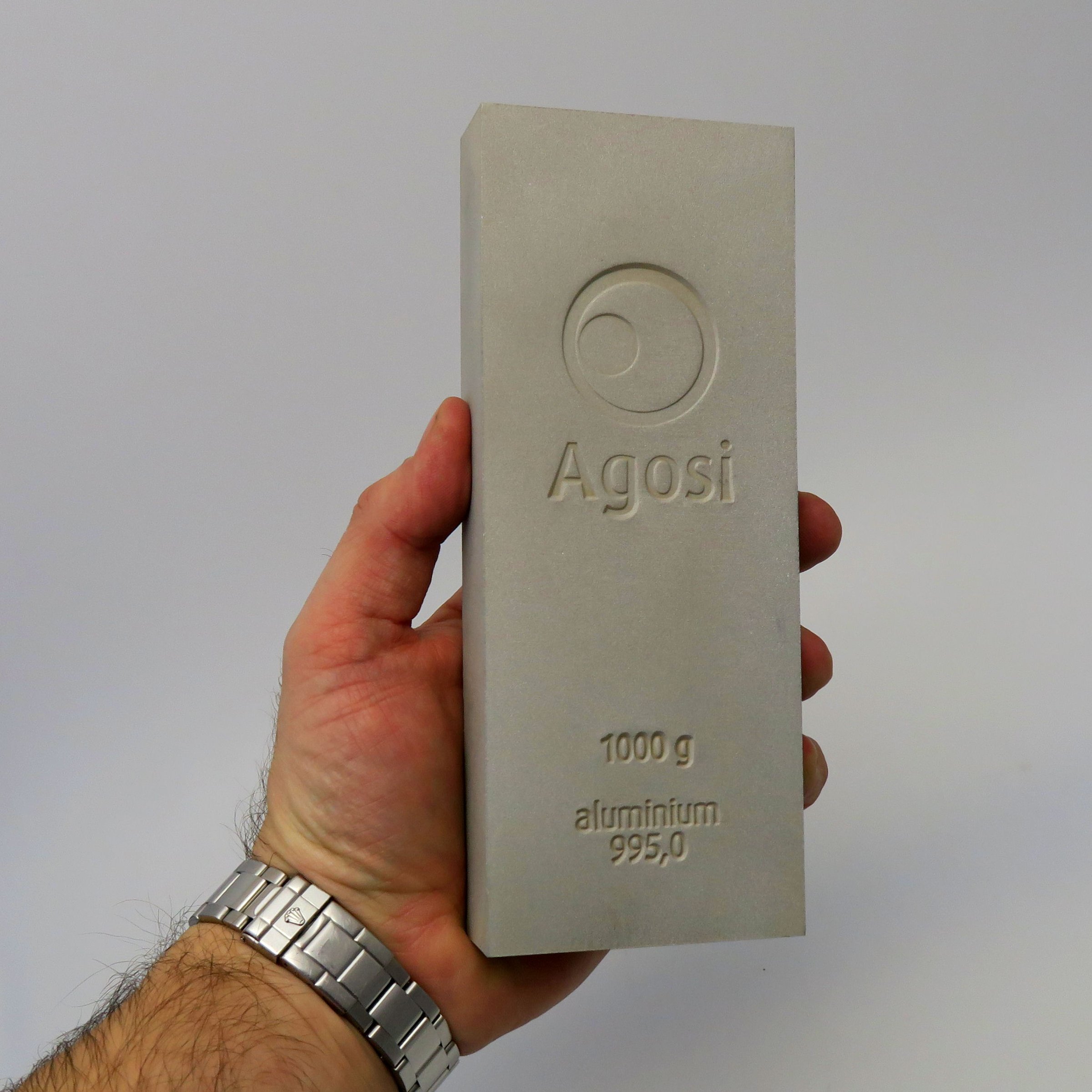 Aluminiumbarren 1kg (995 Al) - Detailansicht 1