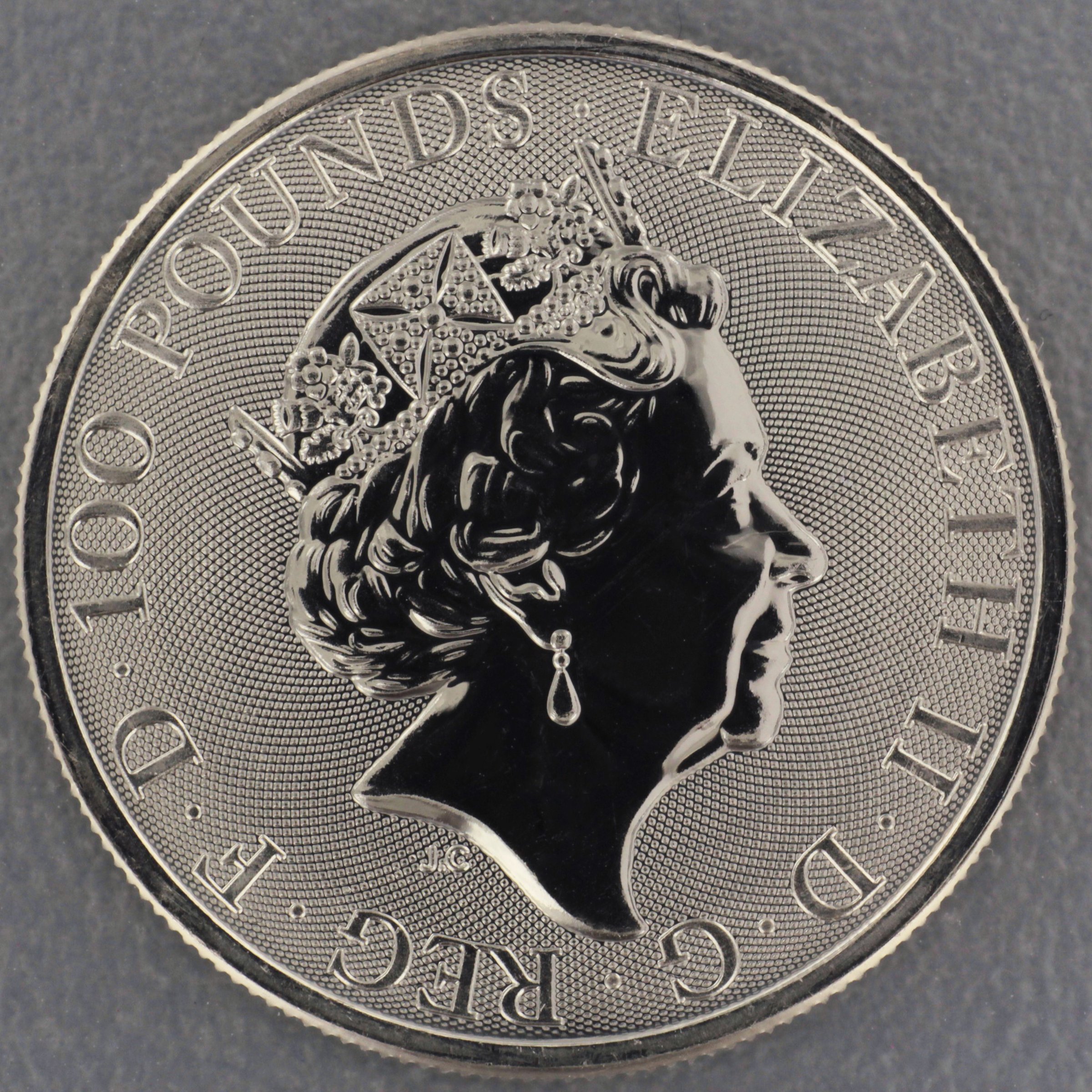 Platinmünze 1oz "Griffin of Edward III." 2018 The Queen s Beasts (Großbritannien) - Detailansicht 1