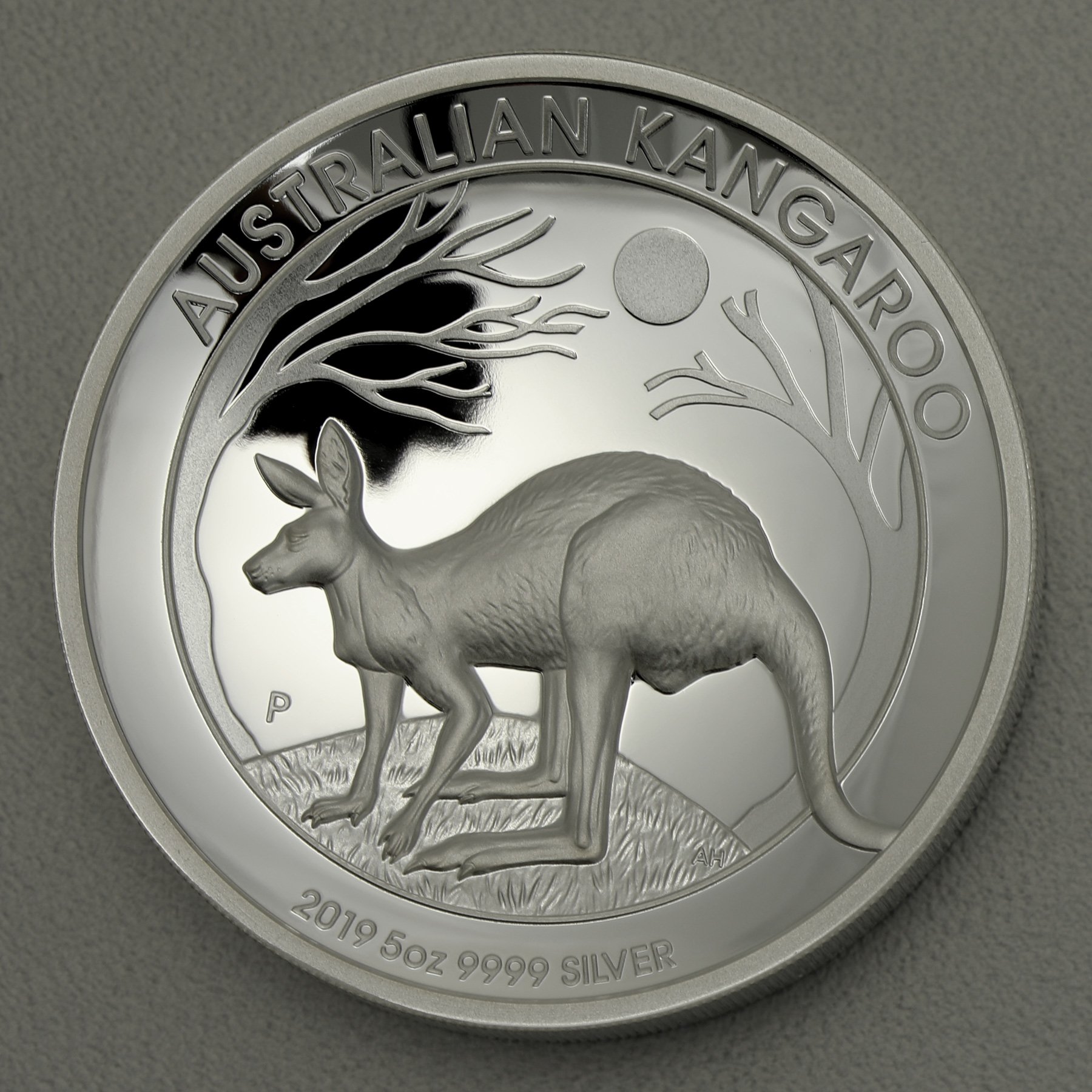 Silbermünze 5oz "Australian Kangaroo" 2019 (PP/HR) (Australien) - Hauptansicht