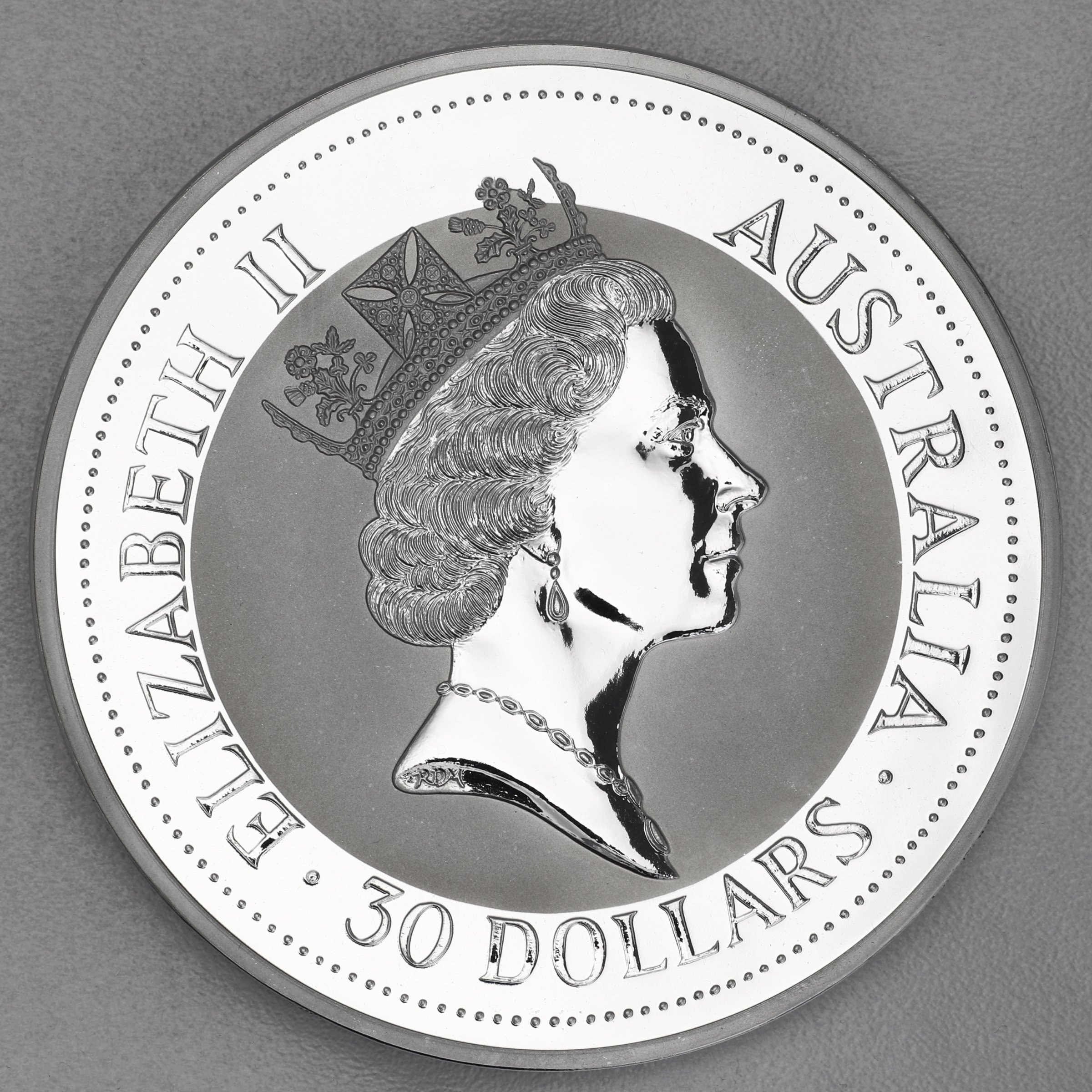 Silbermünze 1kg "Kookaburra" 1993 (Australien) - Detailansicht 1