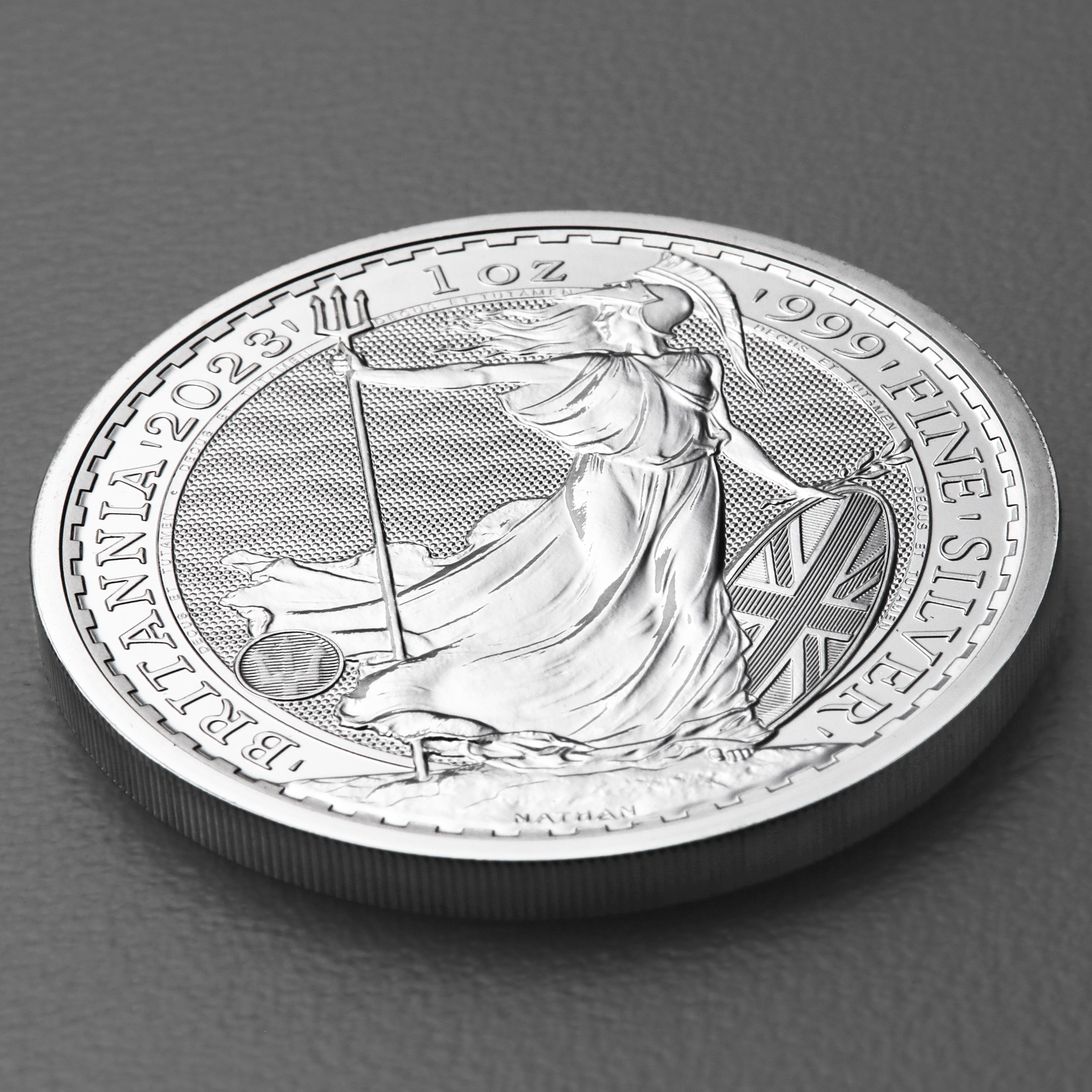 Silbermünze 1oz "Britannia" 2023 Krönung Charles III. 19% (Großbritannien) - Detailansicht 2