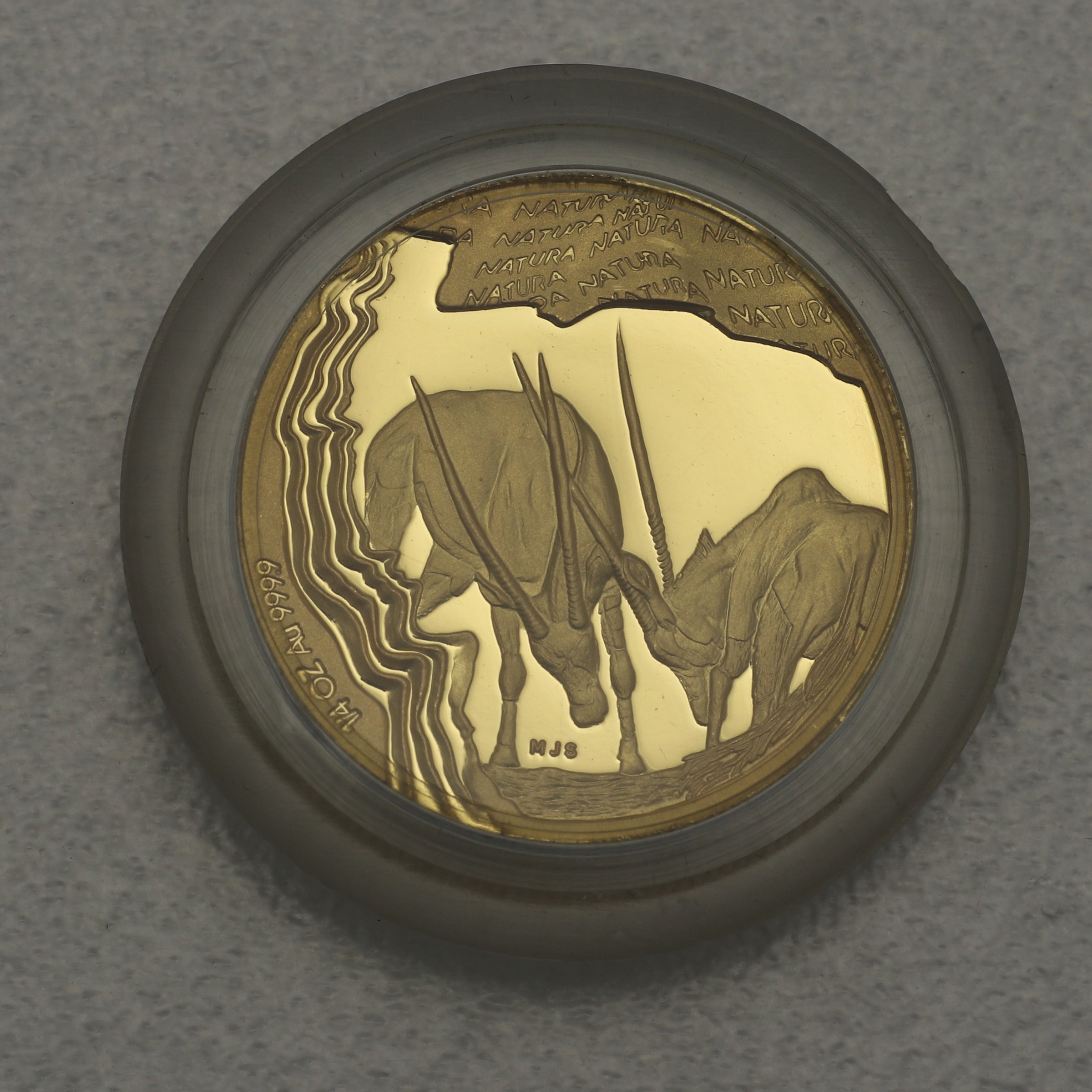 Goldmünze 1/4oz "The Oryx" 2001 Natura - Monarchs of Africa (Südafrika) - Hauptansicht