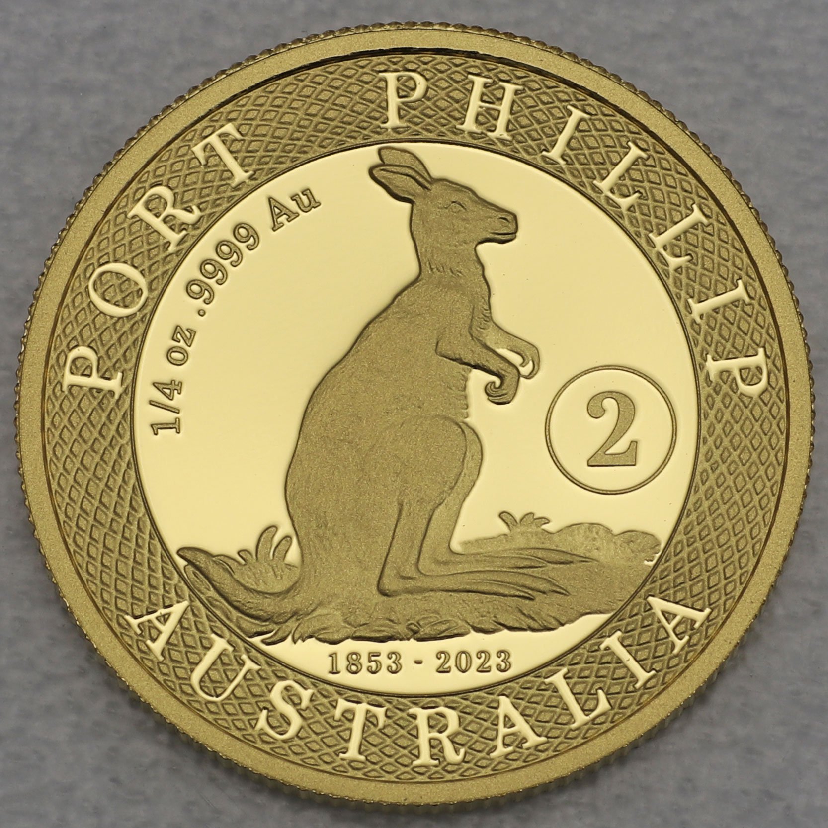 Goldmünze 1/4oz "Känguru" 2023 Port Phillip Pattern (Australien) - Detailansicht 1
