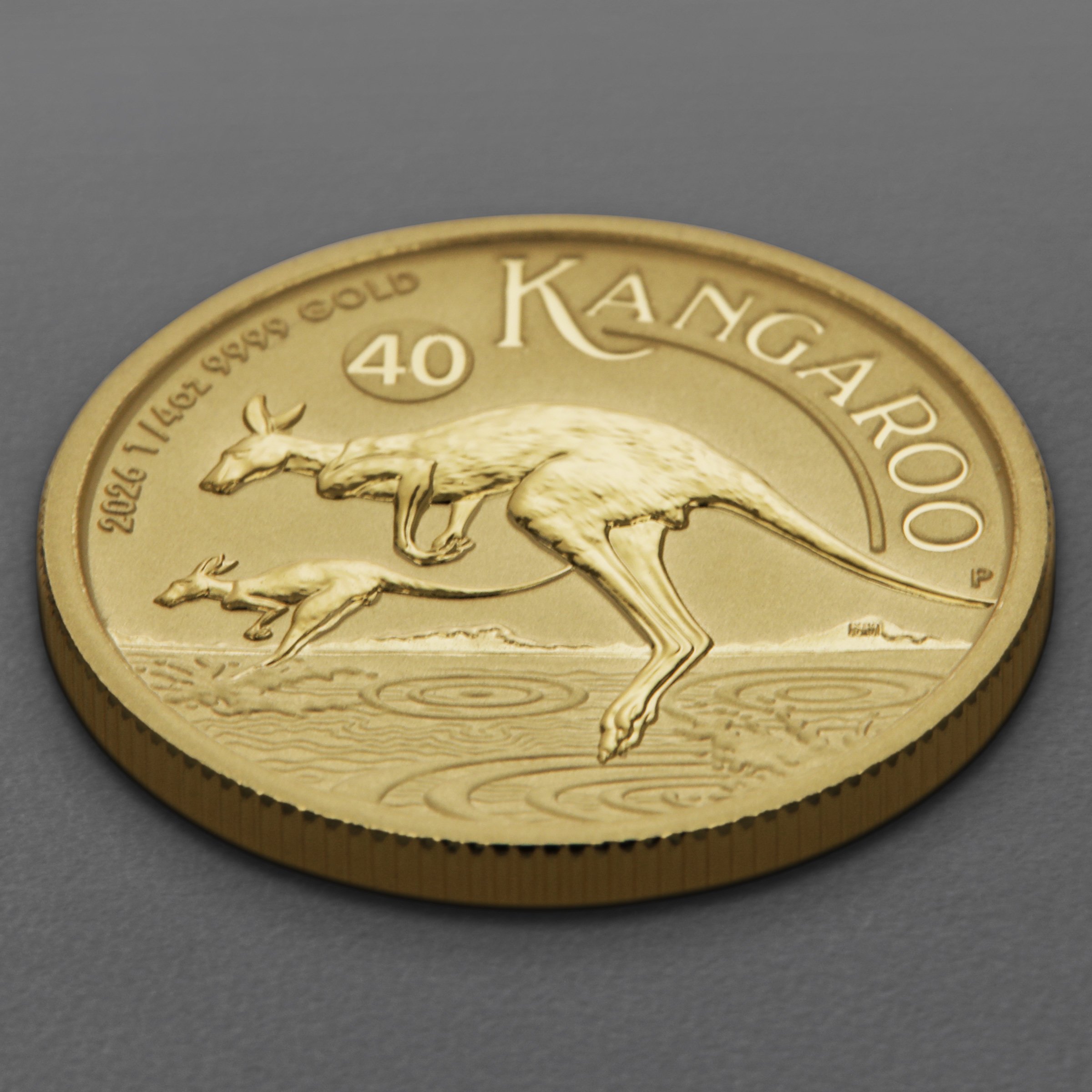 Goldmünze 1/4oz "Känguru" aktueller Jahrgang (Australien) - Detailansicht 2